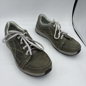 Ahnu Sneakers Womens Size 8 Taraval Green Gray Trail‎ Low Top Walk Hiking H4